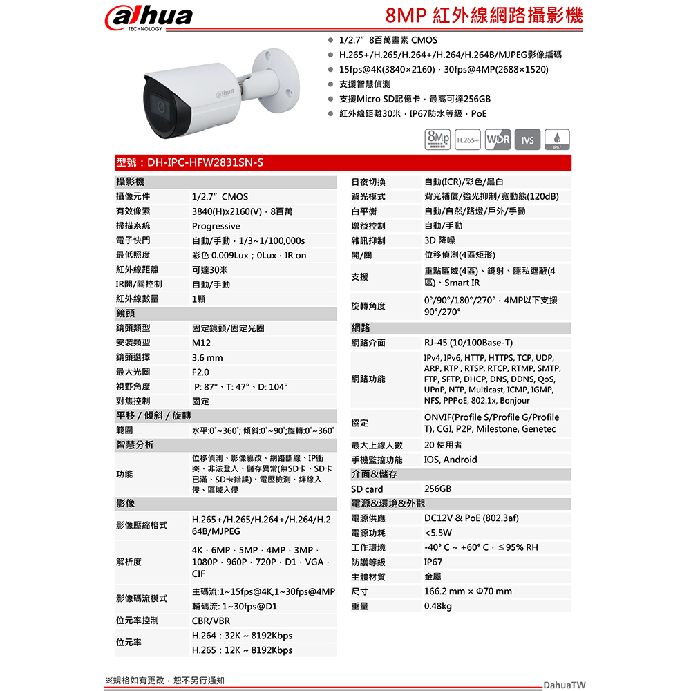 DH-IPC-HFW2831SN-S